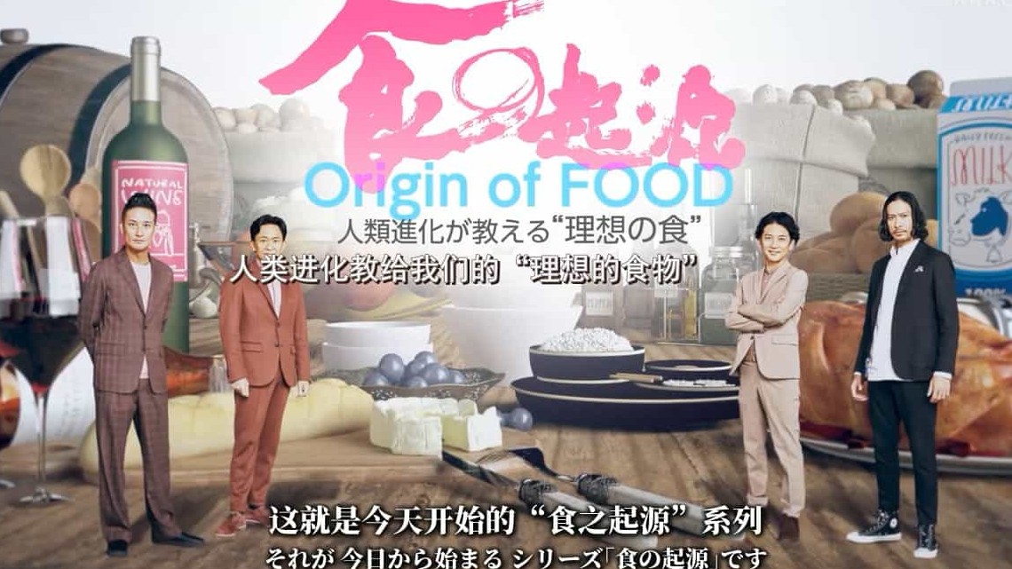 NHK美食纪录片/世界美食系列《食之起源 食の起源 2019》全5集 日语内嵌中日双字 720P高清下载